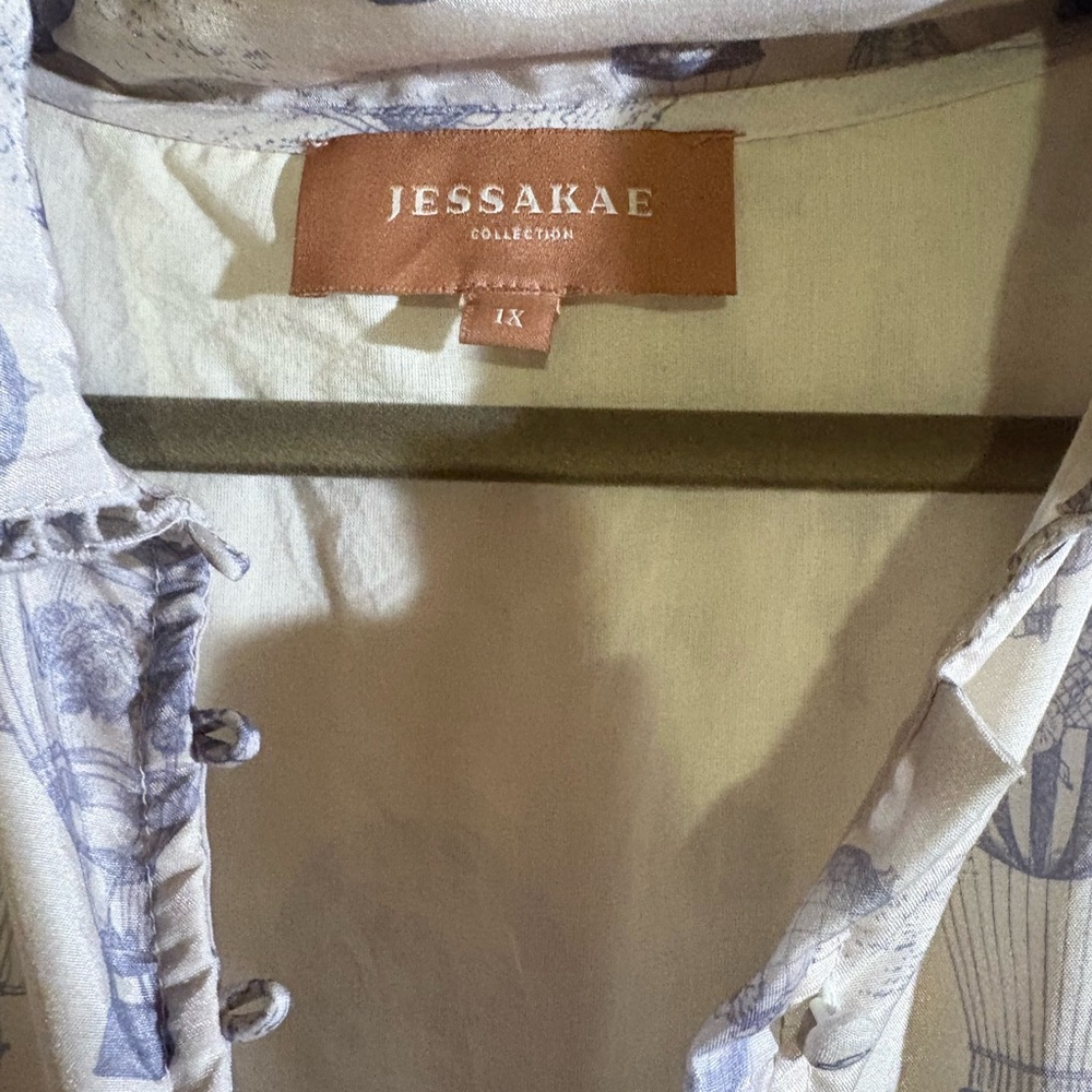 JessaKae maxi dress with hot air balloon print - Picture 2 of 3